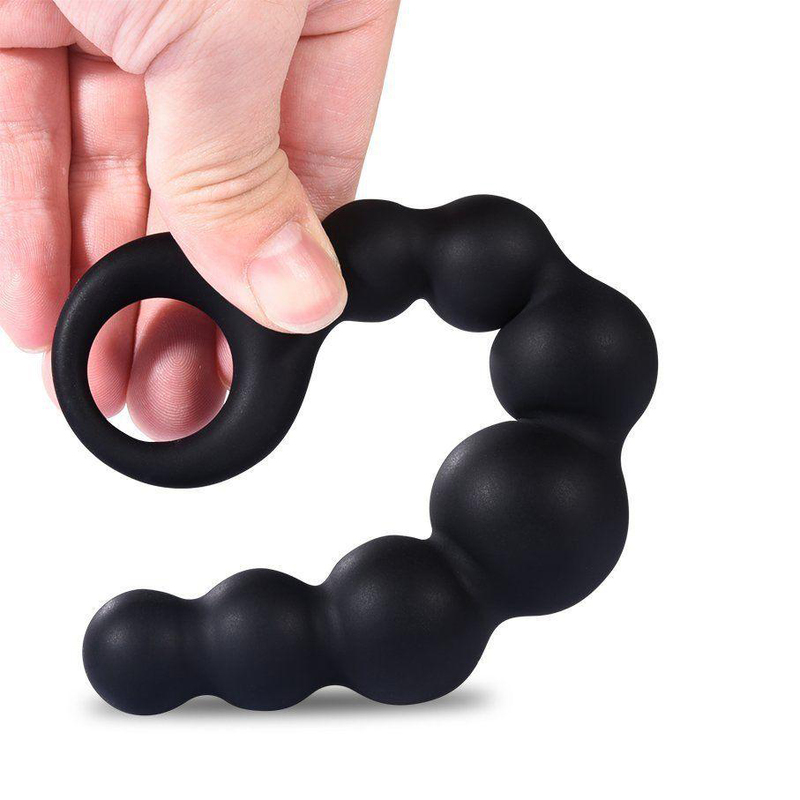 Butt Plug Anal Beads with Safe Pull Ring