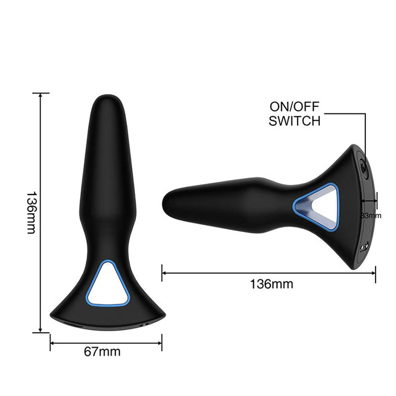 Triangle Anal Vibrator