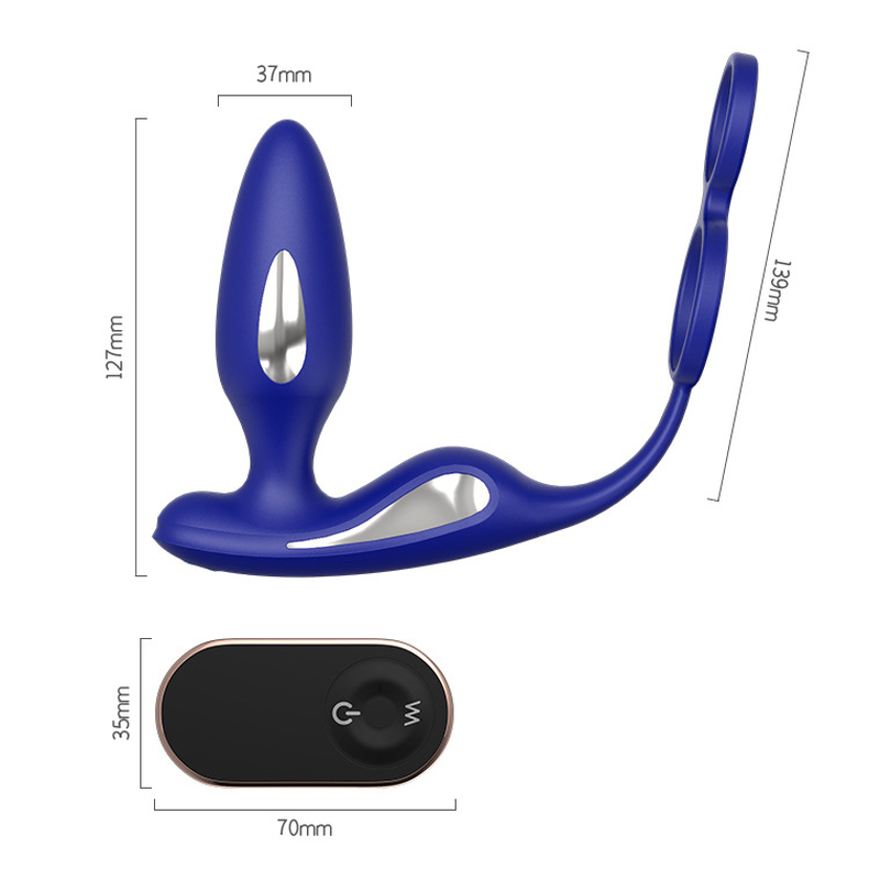 Lava Male Prostate Vibrator - wireless remote control