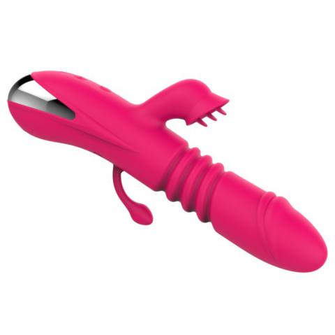 Thrusting Double Stimulation Vibrator