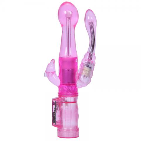 Double Indulgence Rabbit Vibrator