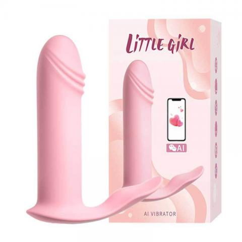 Little Girl Wearable Vibrating Dildo -APP