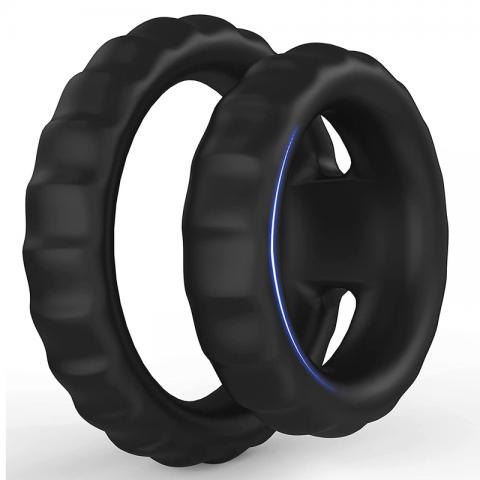 Silicone Dual Cock Ring