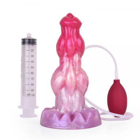 Ejaculating Peachy Colorful Realistic Dildo- 20