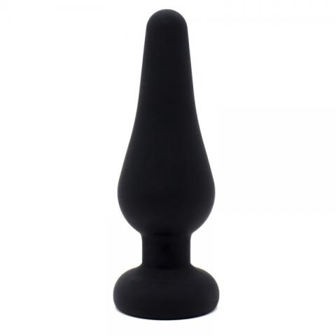 Silicone Black Anal Plug