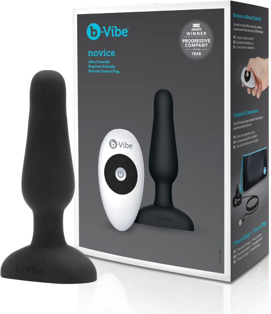 b-Vibe Novice Plug, Black